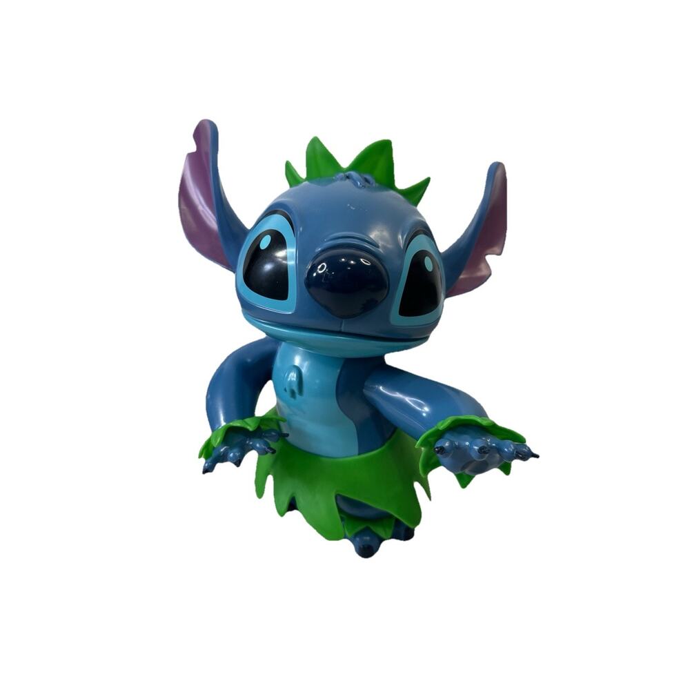 Disney Lilo & Stitch Figure Hula Dancing Stitch Figure 8in Tested And Working!